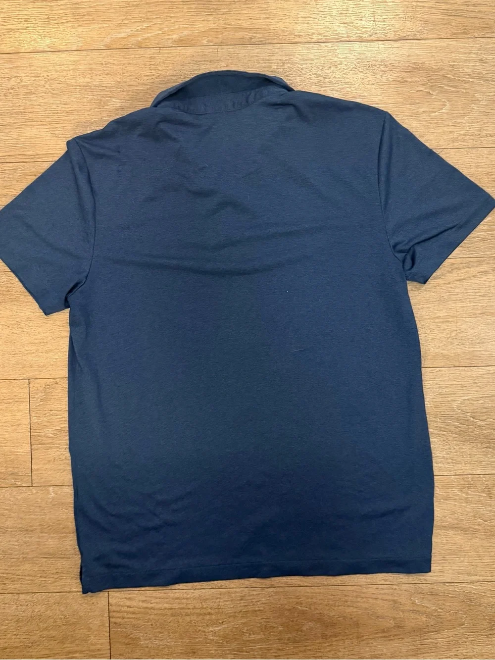 Apt. 9 Men’s Dark Blue Performance Polo gold shirt size medium